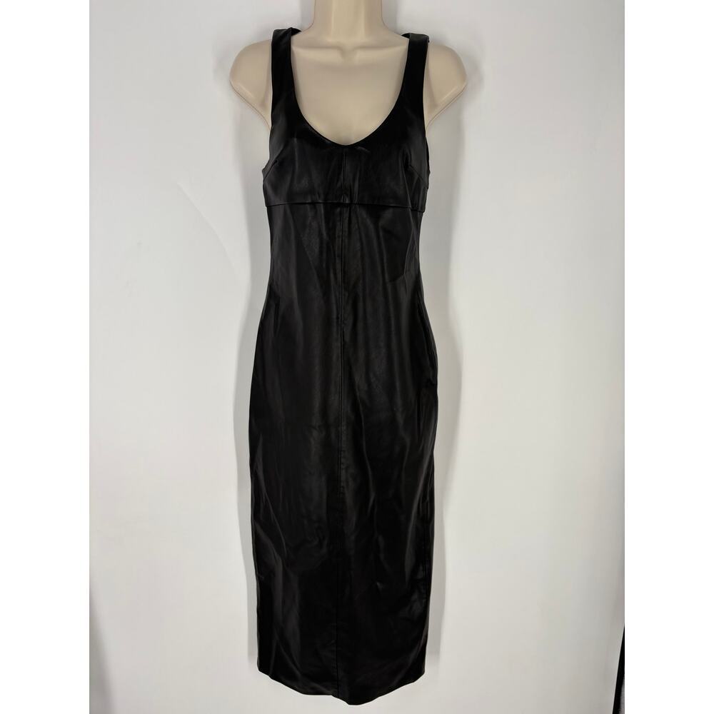 Zara Long Pleather Dress (B11)